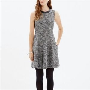 Madewell Tweed Sleeveless Skater Dress Size 0